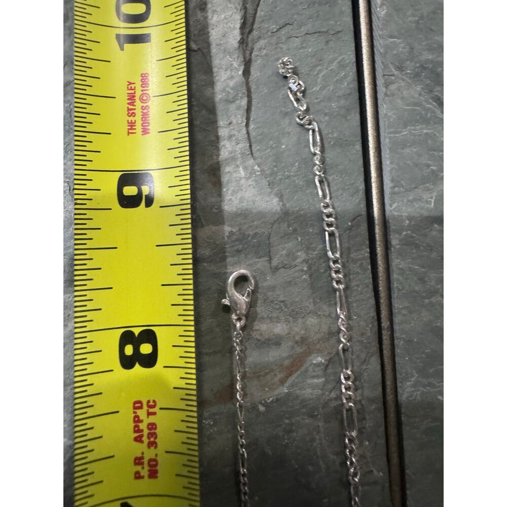 Delicate Rhinestone Dangle Necklace - Picture 6 of 6